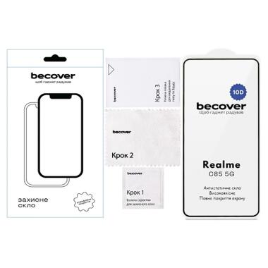 Стекло защитное BeCover 10D Realme C85 5G Black (715140) фото №2
