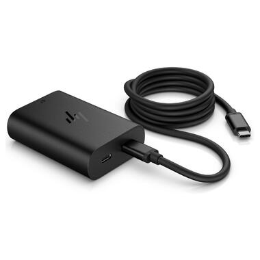 Адаптер живлення для ноутбука HP 65W GaN USB-C LC, чорний (600Q7AA) фото №5