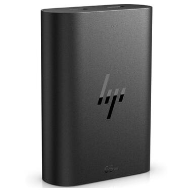 Адаптер живлення для ноутбука HP 65W GaN USB-C LC, чорний (600Q7AA) фото №2