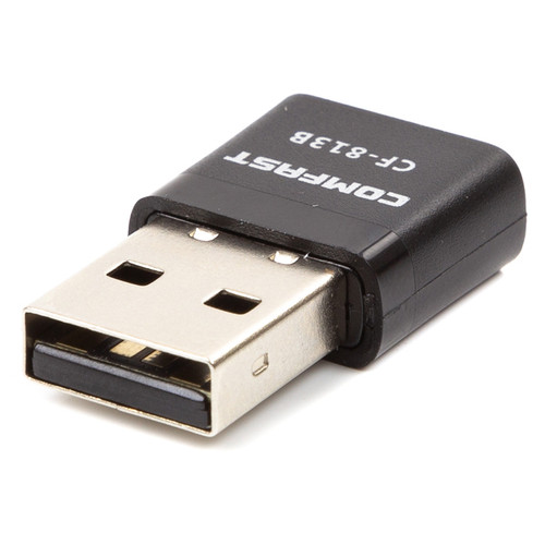WiFi, Bluetooth USB адаптер COMFAST CF-813B чорний фото №1