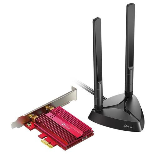 Бездротовий адаптер PCIe TP-Link ARCHER TX3000E (AX3000, Wi-Fi 6, Bluetooth 5.0, WPA3, 2 зовнішні виносні антени) фото №1
