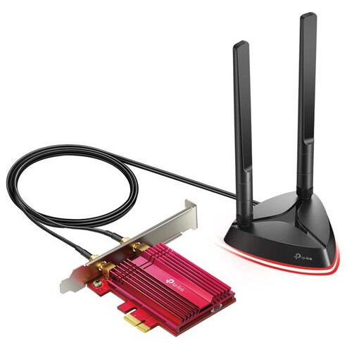 Бездротовий адаптер PCIe TP-Link ARCHER TX3000E (AX3000, Wi-Fi 6, Bluetooth 5.0, WPA3, 2 зовнішні виносні антени) фото №2
