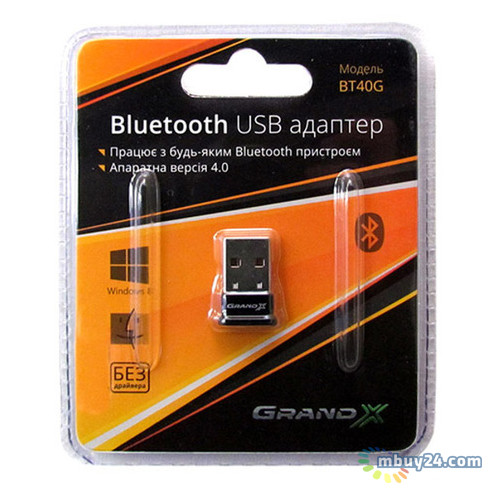USB адаптер Grand-X Bluetooth 4.0 (BT40G) фото №2