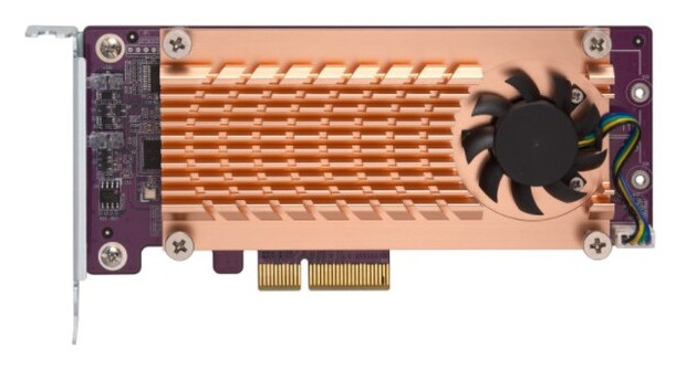 Адаптер QNAP SSD expansion Quad M.2 2280 PCIe NVMe QM2-4P-384 (QM2-4P-384) фото №1