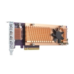 Адаптер QNAP SSD expansion Quad M.2 2280 PCIe NVMe QM2-4P-384 (QM2-4P-384) фото №2