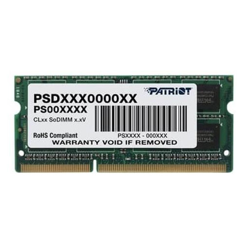 Пам'ять для ноутбука Patriot DDR3 1333 4GB (PSD34G13332S) фото №1