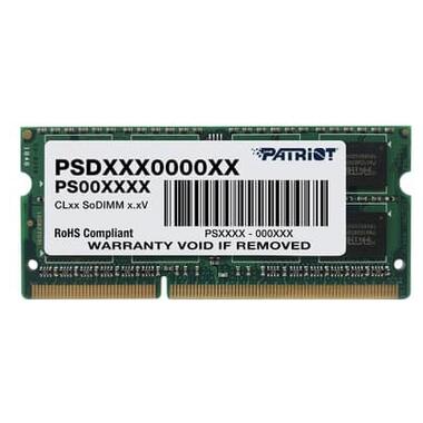 Пам'ять для ноутбука Patriot DDR3 1600 4GB (PSD34G1600L2S) фото №1