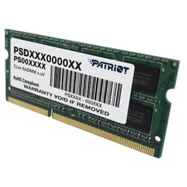 Пам'ять для ноутбука Patriot DDR3 1600 4GB (PSD34G1600L2S) фото №2
