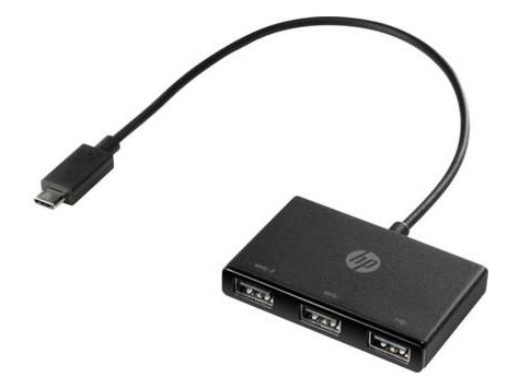 Концентратор HP USB-C до 3 USB-A Hub (Z6A00AA) фото №1