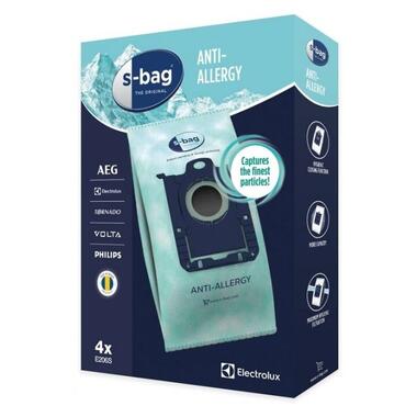 Мішки для пилососу ELECTROLUX E 206S S-bag Hygiene Anti-Allergy 4 штх3.5 л синт фото №4