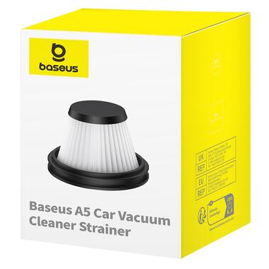 Фильтр для автомобильного пылесоса Baseus A5 Car Vacuum Cleaner (16000pa) Filter (1PCS) Cluster Black (C30459500111-01) фото №2