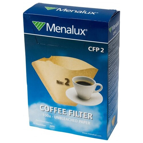 Фільтри для кавоварок крапельного типу Menalux CFP 2 100 шт фото №2