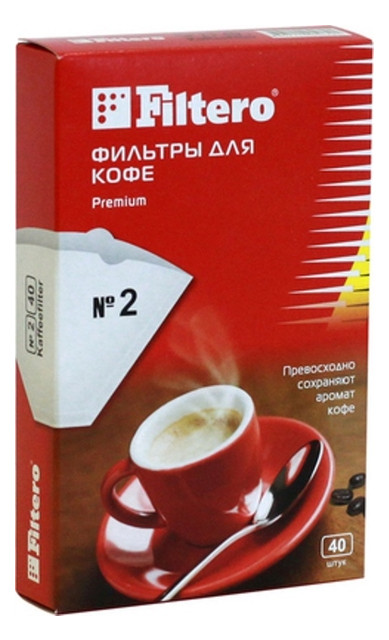 Фільтри для кавоварок Filtero Premium №2 фото №1