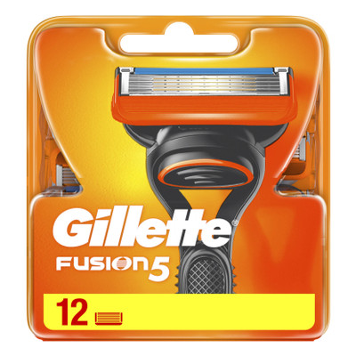 Змінні касети Gillette Fusion 12 шт (7702018441075) фото №1
