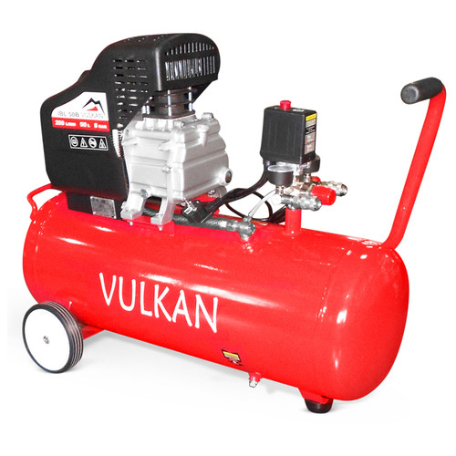Поршневой воздушный компрессор Vulkan IBL 50B 1,8 кВт 50 л масляный фото №2