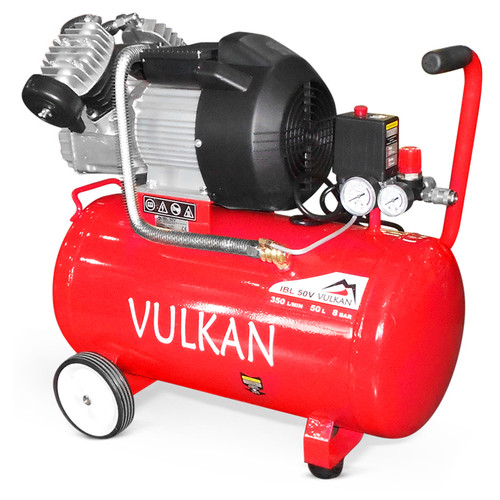 Поршневой воздушный компрессор Vulkan IBL 50V 2,2 кВт масляный фото №2