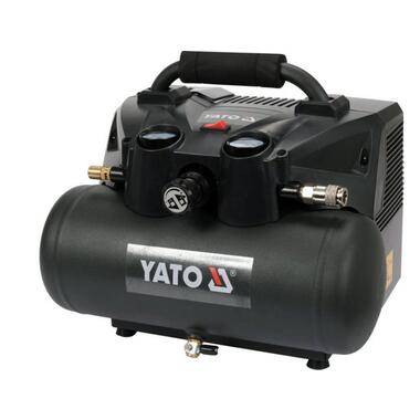 Компресор акумуляторний YATO 36 В (2х18В), 800 Вт, тиск <= 8 Bar, під.повітря-98 л/хв, ресивер-6 л (YT-23241) фото №2