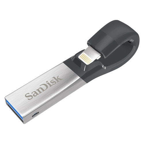 Накопитель SSD SanDisk 256GB iXpand Mini USB 3.0 /Lightning Apple (SDIX40N-256G-GN6NE) фото №3