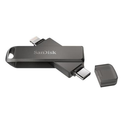 Накопичувач SanDisk 128GB iXpand Drive Luxe USB Type-C /Lightning Apple (SDIX70N-128G-GN6NE) фото №2