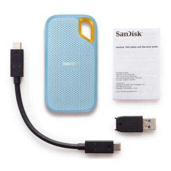 SSD накопичувач SanDisk Extreme Portable V2  1Tb Sky Blue (SDSSDE61-1T00-G25B) фото №5