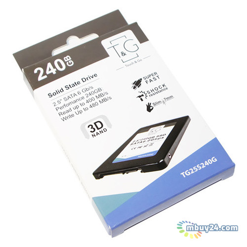 Накопичувач SSD T&G 2,5 240GB (TG25S240G) фото №3