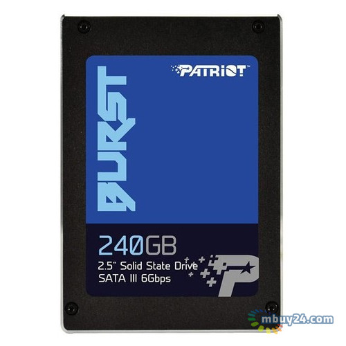 SSD накопичувач Patriot Burst 240GB 2.5 SATAIII 3D TLC (PBU240GS25SSDR) фото №1