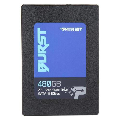 Накопитель SSD 2.5 480GB Patriot (PBU480GS25SSDR) (PBU480GS25SSDR) фото №1