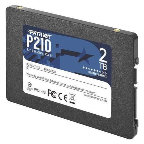 SSD накопичувач 2TB Patriot P210 2.5 SATAIII TLC (P210S2TB25) фото №2