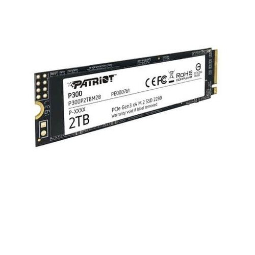 Твердотільний накопичувач SSD Patriot M.2 NVMe PCIe 3.0 x4 2TB 2280 P300 (P300P2TBM28) фото №4