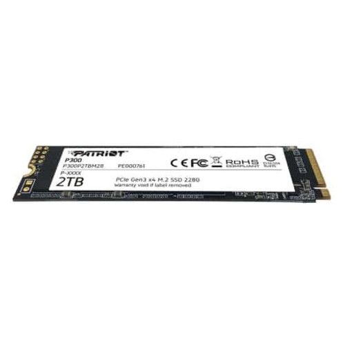 Твердотільний накопичувач SSD Patriot M.2 NVMe PCIe 3.0 x4 2TB 2280 P300 (P300P2TBM28) фото №3