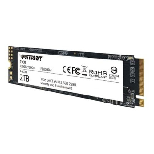 Твердотільний накопичувач SSD Patriot M.2 NVMe PCIe 3.0 x4 2TB 2280 P300 (P300P2TBM28) фото №1