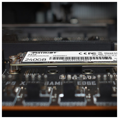 Накопичувач SSD 240GB Patriot P310 M.2 2280 PCIe NVMe 4.0 x4 TLC (P310P240GM28) фото №8