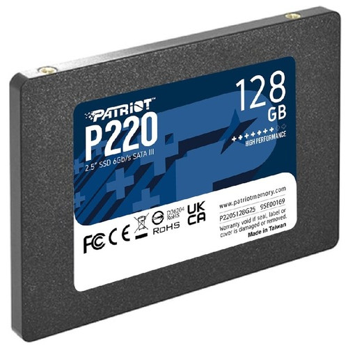 Накопичувач SSD 128GB Patriot P220 2.5 SATAIII TLC (P220S128G25) фото №3