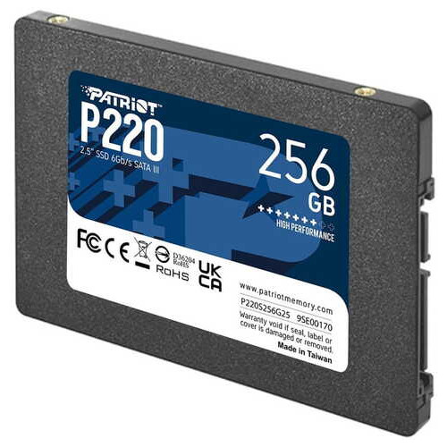Накопичувач SSD 256GB Patriot P220 2.5 SATAIII TLC (P220S256G25) фото №3