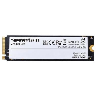 Накопичувач SSD 4TB Patriot Viper VP4300 Lite M.2 2280 PCIe 4.0 x4 NVMe TLC (VP4300L4TBM28H) фото №4