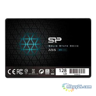 Накопичувач SSD Silicon Power 2.5 128GB (SP128GBSS3A55S25) фото №1