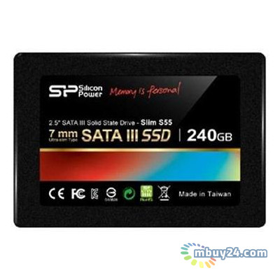 SSD накопичувач Silicon Power 2.5 240GB (SP240GBSS3S55S25) фото №1