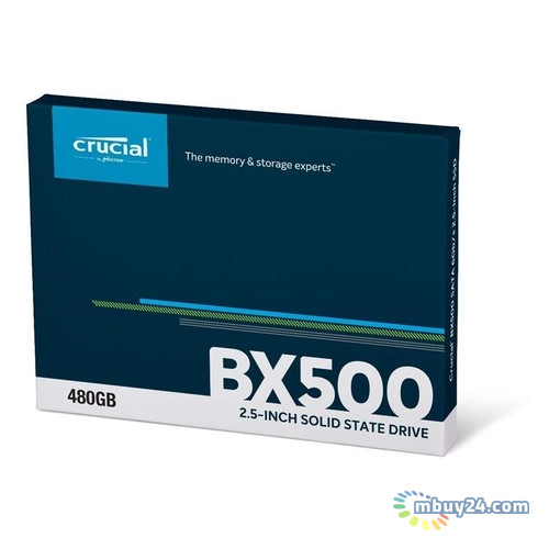 Твердотільний накопичувач SSD 2.5 Crucial BX500 480GB SATA 3D TLC (CT480BX500SSD1) фото №2