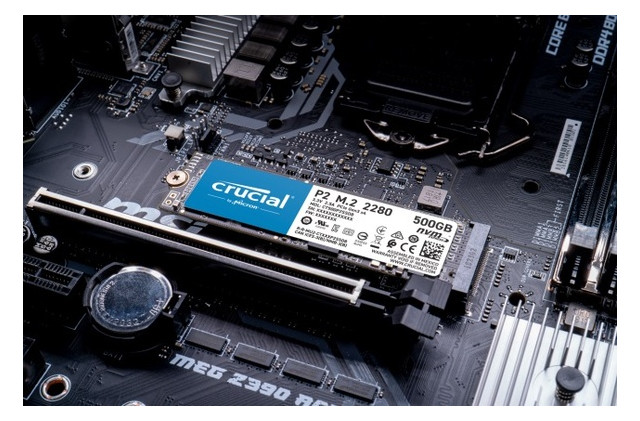 Накопитель SSD M.2 Crucial 2TB NVMe PCIe 3.0 x4 P2 2280 (CT2000P2SSD8) фото №2