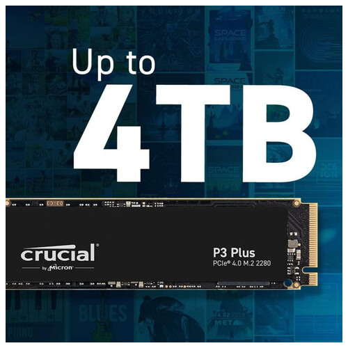 SSD накопичувач M.2 Crucial P3 Plus 4TB (CT4000P3PSSD8) фото №4