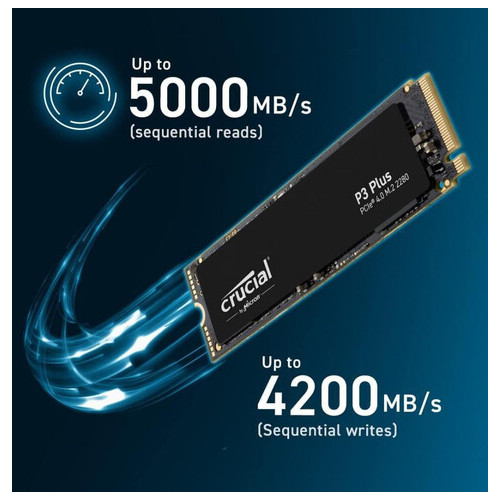 SSD накопичувач Crucial P3 Plus 500 GB (CT500P3PSSD8) фото №3