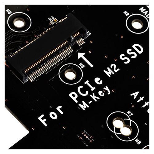 Плата-адаптер Silver Stone PCIe x4 для SSD m.2 SATA та NVMe фото №3