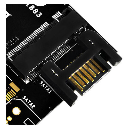 Плата-адаптер Silver Stone PCIe x4 для SSD m.2 SATA та NVMe фото №5