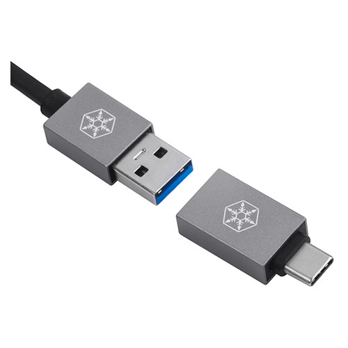 Портативный корпус Silver Stone USB 3.1 Gen 2 для SSD NVM (SST-MS11C) фото №3