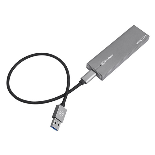 Портативный корпус Silver Stone USB 3.1 Gen 2 для SSD NVM (SST-MS11C) фото №1