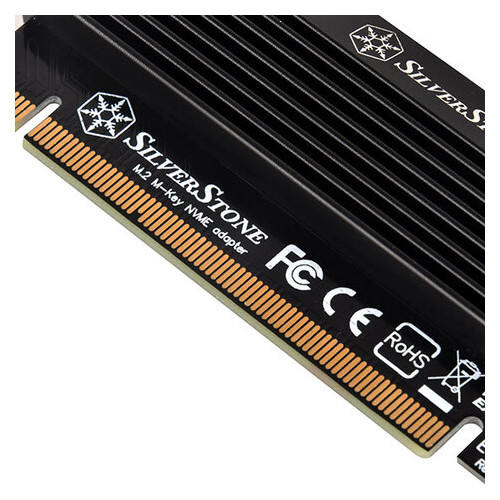 Адаптерна плата PCIe x4 для SSD m.2 SATA NVMe Thermal Solution (SST-ECM23) фото №2