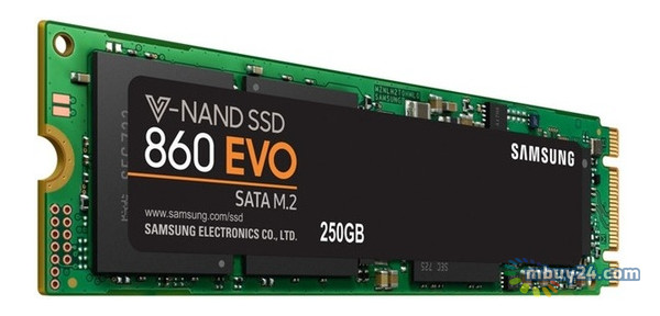 SSD накопичувач Samsung 860 Evo 250GB M.2 SATA MLC (MZ-N6E250BW) фото №3