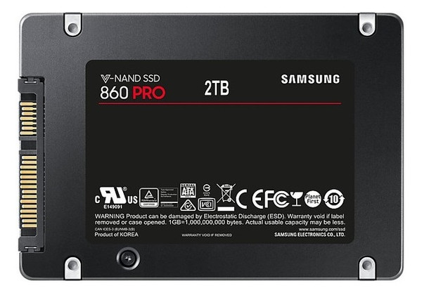 SSD накопитель Samsung 860 Pro 2TB SATAIII MLC (MZ-76P2T0BW) фото №2
