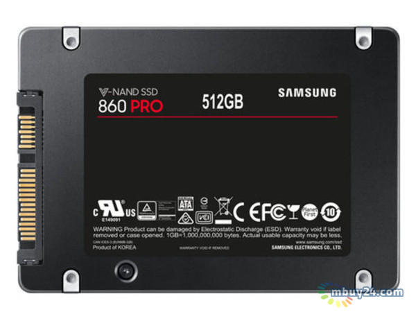SSD накопичувач Samsung 860 Pro 512GB SATAIII MLC (MZ-76P512BW) фото №2