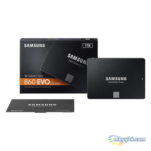 Накопитель SSD Samsung 860 EVO 2.5 1 TB (MZ-76E1T0BW) фото №2